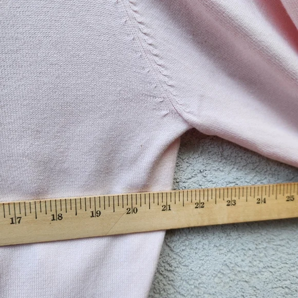 Vintage BROOKS BROTHERS Sweater Men's Medium Pink 100% Sea Cotton Tennis Golf - Picture 7 of 12